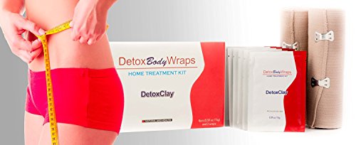 Slim N' Sleek Instant Slim Detox Body Wrap, Reduces Stretch Marks, Soothes Psoriasis and Eczema, Reduces Cellulite 100% Natural Made From Organic Clay-8 Applications- By Beaut!