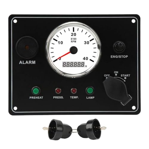 �{�[�g�v��p�l�� �^�R���[�^�[�t�� 4000RPM �G���W����~�J�n ON OFF ���� IP67 �h���}�����A�N�Z�T���[�ƌ݊�������(12V)