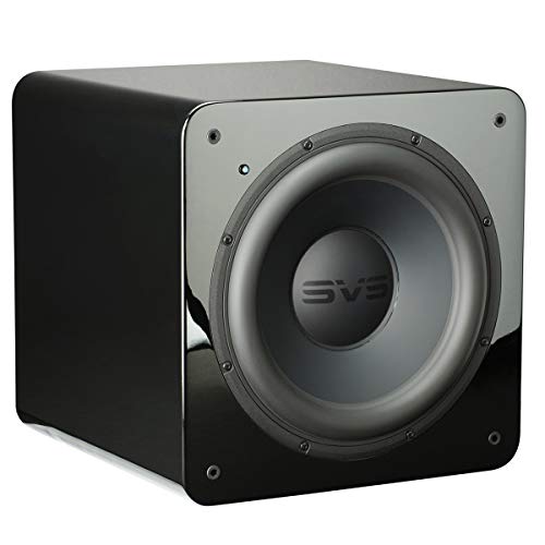 SVS SB-2000 Subwoofer (Piano Gloss Black) – 12-inch Driver, 500-Watts RMS, Sealed Cabinet
