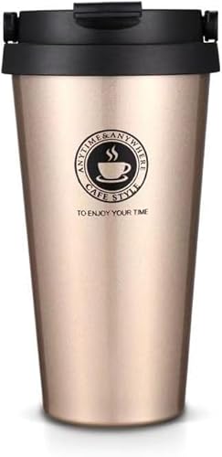 タンブラー 持ち運び できる 500ml 蓋 付き 軽量 保温 保冷 真空断熱 コーヒータンブラー こぼれない 洗いやすい アウトドア ステンレス 漏れない 車で使える 水筒 取っ手付き 持ち手 ステンレスタンブラー タンブラー 蓋付き保温保冷 コーヒーカ