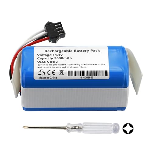 K KYUER 2600mAh Robot Aspirador Batería para Taurus Homeland Gyro/Laser RVCA1000B RVCA1001B RVCA1002B Taurus 098060 098060000 Red Solution H06-LI-1440-2600 Robot Vacuum Cleaner Battery 14.4V K KYUER 2600mAh Robot Aspirador Batería para Taurus Homeland Gyro/Laser RVCA1000B RVCA1001B RVCA1002B Taurus 098060 098060000 Red Solution H06-LI-1440-2600 Robot Vacuum Cleaner Battery 14.4V