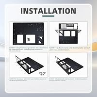 Pc-Prüfstand, E-ATX Offenes Gehäuse Mainboard Halterung für Server und PC – Ansicht 5