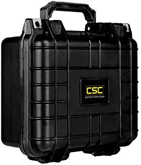 Common Sense Cases 5001 Equipment Hard Case With DIY Foam - Weather Resistant - Black - Internal Dimensions: 9" x 7" x 4"