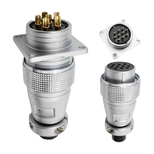 Conector PLS24 WS24 metálico tipo Aero Socket Plug M24(P24-6P) 2