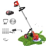 Elektrischer kabelloser Unkrautvernichter, 3-in-1-Unkrautfresser-Freischneider, leichtes...