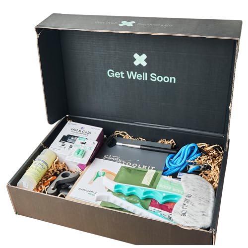 Premium Injury Recovery Kit & Care Package – Post-Surgery/Injury Essentials for Healing Muscles, Joints & the Mind – Comfort, Pain Relief & Mobility Tools (The Shoulder Surgery Recovery Kit)