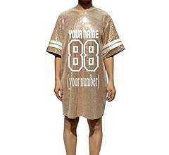 DOUBLE STANDARD CLOTHING - Party♪様★有難う御座います！！ Amazon.com: Customized Name Number Football T Shirt Sequin