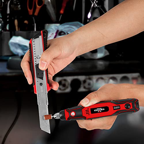 Power Cordless Rotary Tools Kits,3.7V Mini Grinder Front Led Work Light, Usb Charging Cable,Ergonomic Design,Easy To Carry—By Excited Work #TOP6