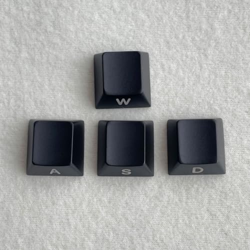Teclas laterales de aluminio con letras grabadas para personalizar tu teclado mecánico WASD 6