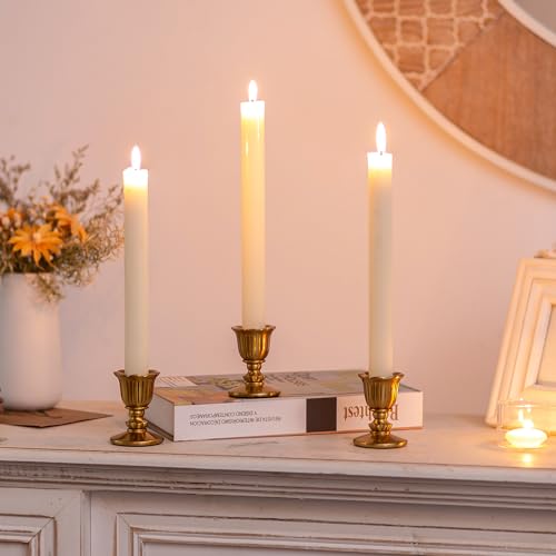 Romadedi Vintage Candlestick Candle Holders Brass thumb #2