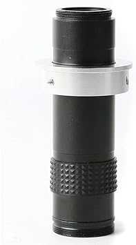 Adjustable 180X 120X 300X 200X 130X Zoom C-Mount Lens 0.7X4.5X Magnification 25mm for HDMI USB Industrial Video Microscope Camera130X, MINZIHAO6666