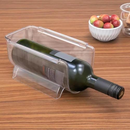 Suporte Organizador para Garrafas de Vinho para Geladeira Empilhável My Box 2 peças - Lyor