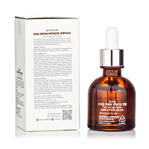 Thumbnail image for MIZON Snail Repair Intensive Ampoule & Black Snail All in One Cream