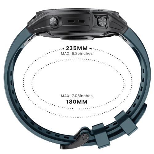 Bande de remplacement 22mm pour Fenix 8 et 7 bracelet en silicone JDIME