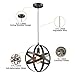 AXILAND Truelite Industrial Metal Spherical Pendant Displays Changeable Hanging Lighting Fixture