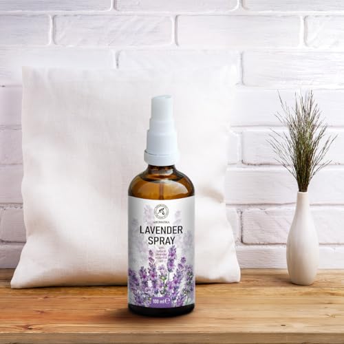 Foto von Lavendel Aromaspray 100ml - Entspannung & Beruhigung - Raumspray mit ätherischem Lavendelöl - Ideal für Yoga & Lavendelkissen