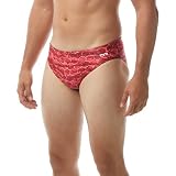 TYR Unisex-Erwachsene Agon Wave Racer Badeanzug, rot, 32.0