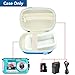 Leayjeen Underwater Camera Case Compatible with YISENCE/Trsunow/HICSHON/Yifecial/QUNVAL 11FT Waterproof Camera，Selfie Underwater Camera, Waterproof Floatable Digital Camera-Deep Blue(Case Only)