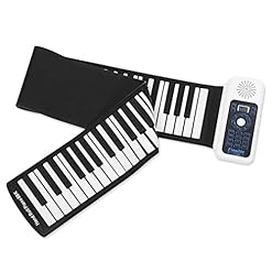 KUANDARM Piano Pliant Main Roll Piano, Mise à Niveau Rechargeable 88 Touches Roll Up Clavier, Instruments de Musique pliants pour Enfants débutant Musique Jouets éducatifs débutant - Les Beatles, Paul McCartney, John Lennon, RIngo Starr, George Harrison
