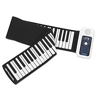 KUANDARM Piano Pliant Main Roll Piano, Mise à Niveau Rechargeable 88 Touches Roll Up Clavier, Instruments de Musique pliants pour Enfants débutant Musique Jouets éducatifs débutant - Les Beatles, Paul McCartney, John Lennon, RIngo Starr, George Harrison