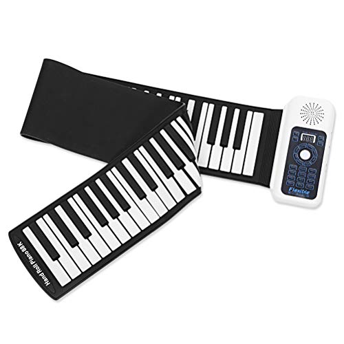 KUANDARM Piano Pliant Main Roll Piano, Mise à Niveau Rechargeable 88 Touches Roll Up Clavier, Instruments de Musique pliants pour Enfants débutant Musique Jouets éducatifs débutant - Les Beatles, Paul McCartney, John Lennon, RIngo Starr, George Harrison KUANDARM Piano Pliant Main Roll Piano, Mise à Niveau Rechargeable 88 Touches Roll Up Clavier, Instruments de Musique pliants pour Enfants débutant Musique Jouets éducatifs débutant