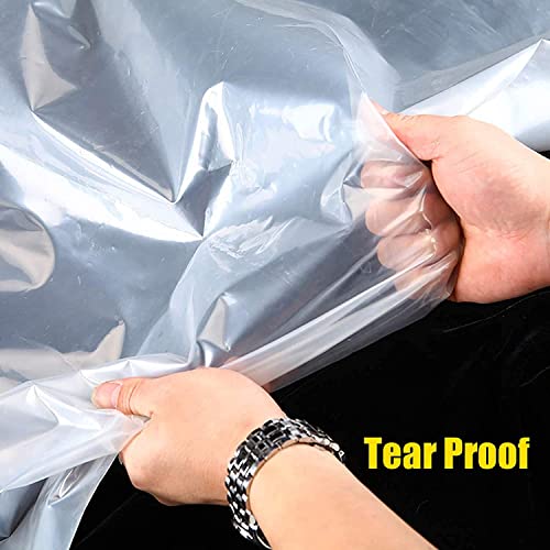 Lonas transparentes heavy duty 1x1m impermeables con ojales 5