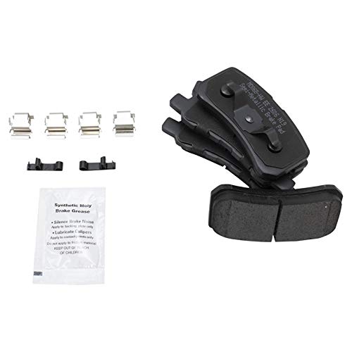 Image of TRQ Rear Brake Pad and Rotor Set Semi Metallic Solid Rotors | For 2007-2017 Jeep Patriot Compass 2008-2014 Dodge Avenger 2011-2014 Sebring 2008-2017 Mitsubishi Lancer 2008-2012 Outlander
