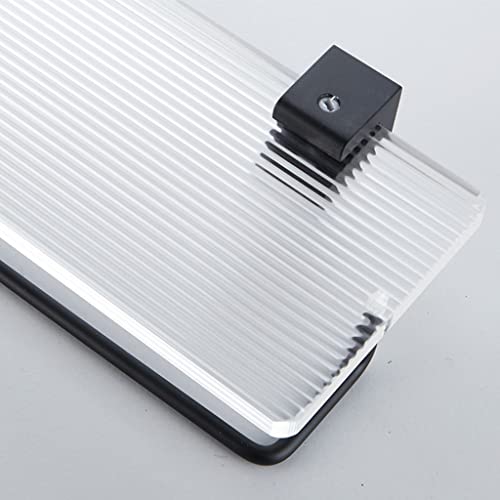 Étagère à serviettes murale en acrylique premium pour salle de bain chic
