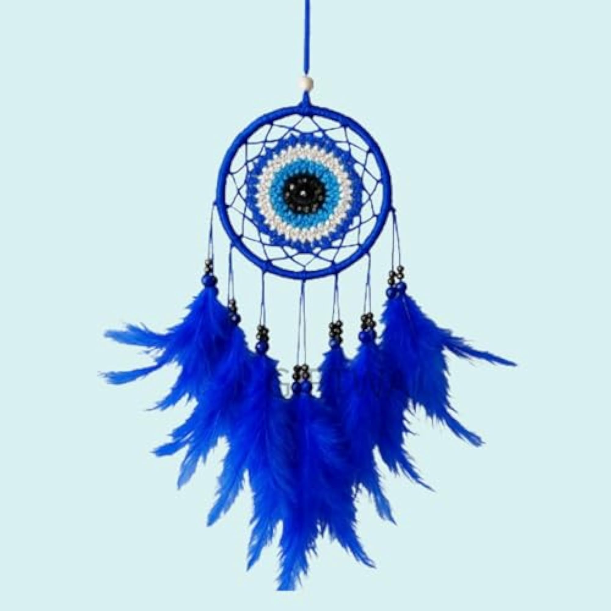 Evil Eye Dreamcatcher Hanging for Car Mirror & Wall Decor