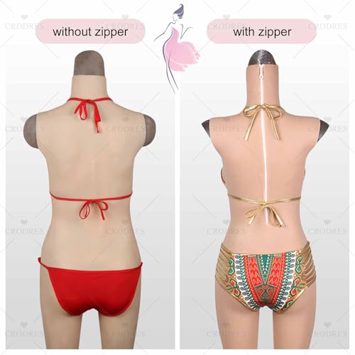 Body de silicona para drag queens con pechera transgénero copas D E 4
