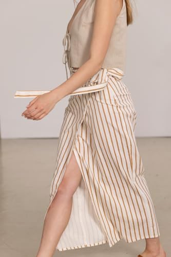 Gottex Beach Life Resort Natural Sleeveless Crop Top Vest with Front Tie Closure for Women, Stylish and Versatile Summer Wear2