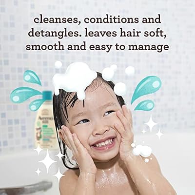 Aveeno Kids 2-in-1 Hydrating Shampoo & Conditioner, Gently Cleanses, Conditions & Detangles Kids Hair, Formulated With Oat Extract, For Sensitive Skin & Scalp, Hypoallergenic, 12 fl. oz