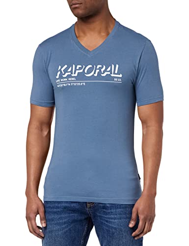 Kaporal - T-Shirt Bleu Homme - Cilko - M - Bleu