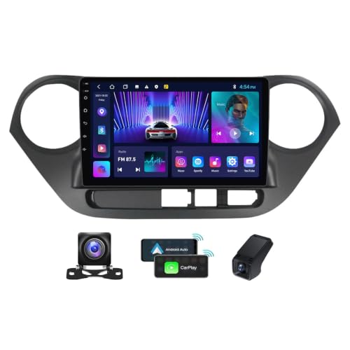 Radio de Coche Bluetooth Android 14 para Hyundai Grand I10 2013-2016
