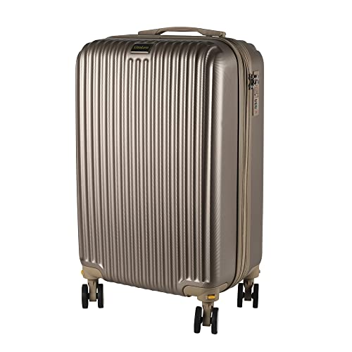 Mala de Bordo 10KG Expansível Padrão Anac Giratória Style (Dourada Style)