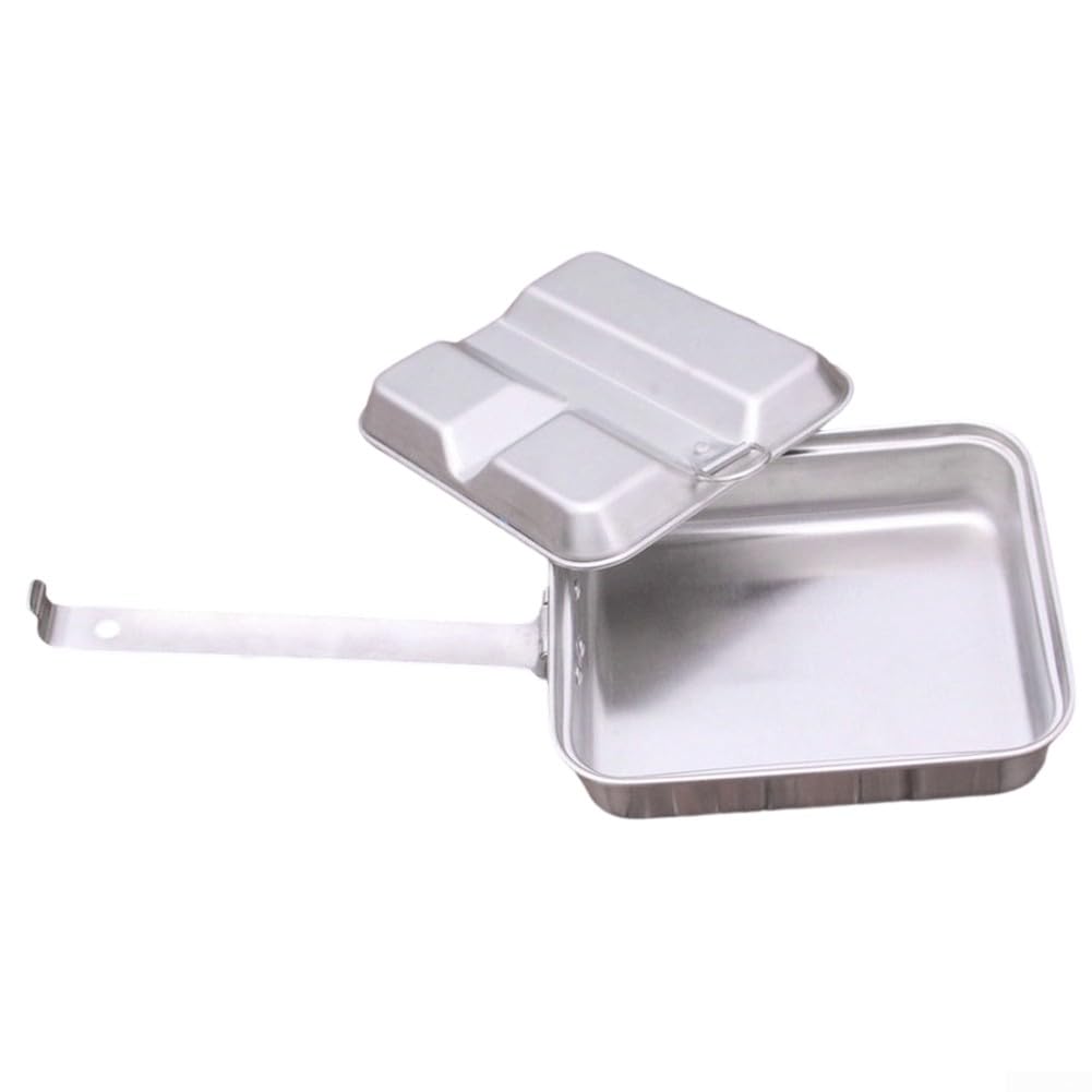 Lonchera portátil de Acero Inoxidable, lonchera for Acampar al Aire Libre con asa, for Ensalada, sándwich, for Adultos, niños, Camping, Viajes, Escuela, Trabajo