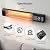 Wall-Mounted Electric Patio Heater, 34" 1500W Infrared Heater With Motion Sensor, IPX5 Waterproof, 9 Heat Level & 9H Timer, Indoor & Outdoor Heaters for Patio, Backyard, Garage, and Decks