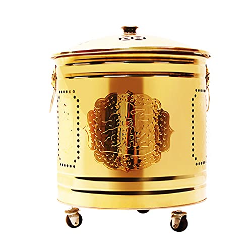 Brennfass Aus Edelstahl, Großer Verbrennungsofen, Mit Innentank, 360°- Universalrad, Zum Verbrennen Von Müll, Papier, Blättern, Mehrere Größen