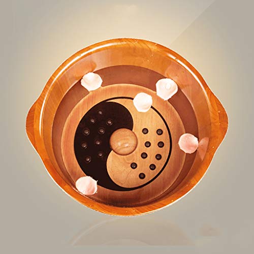 Cuenco de spa para pies BABYCE de madera de roble miniatura 5