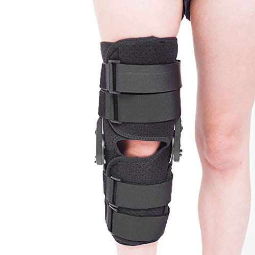 Sport Ginocchiera Quadrante Angolo Regolabile Protezione Legamentale Ginocchio Guarnizione Protettore Tessuto Morbido per la Pelle e Traspirante M