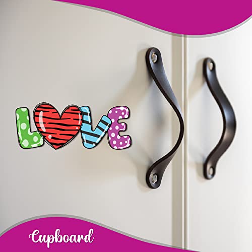 Image of Bhai Please Love Typography Theme Wooden Fridge Magnet - Couple Gift