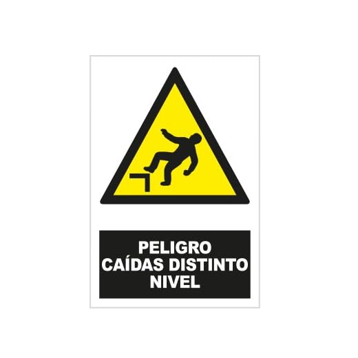 S21 Señalización ADR2365.G - Señal peligro caídas distinto nivel multicolor