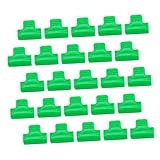 TOBBOMEY 40 Stück Kunststoff Folienklemmen für Gewächshaus Rutschfeste Tunnelbügel Klemmen Reißfest und Verstellbar für Pflanzen und Gartentunnel Gewächshausteile Zubehör