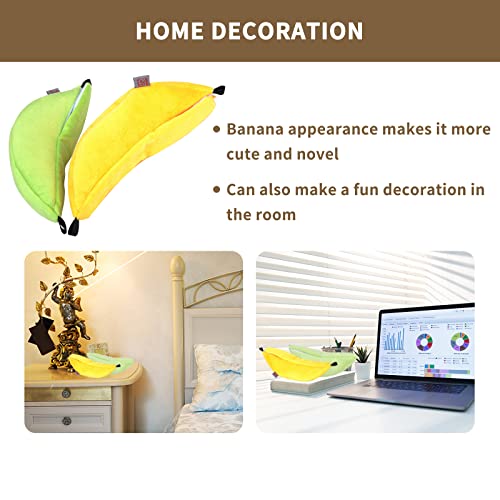 Yafiygi 2Pack Rat Hammock For Cage Hamster Soft Bed Small Pet House Animals Warm Squirrel Hedgehog Guinea Pig Bed House For Mouse, Chinchilla, Rat, Gerbil And Dwarf Hamster（Yellow+Green #TOP3