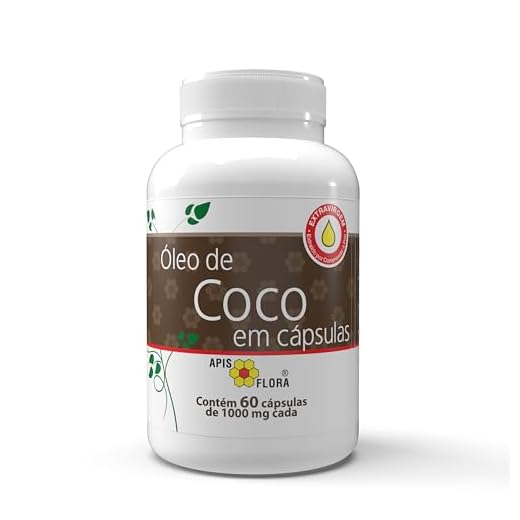 ÓLEO DE COCO Extra Virgem - 60 Cápsulas de 1g, Apis Flora