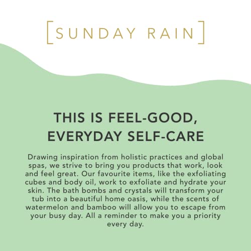 Sunday Rain Aloe Vera & Sweet Mint Soy Candle, with Aromatherapy Oils, Up to 40 Hours Burn Time, Refreshing & Calming Fragrance, 265g - Image 4