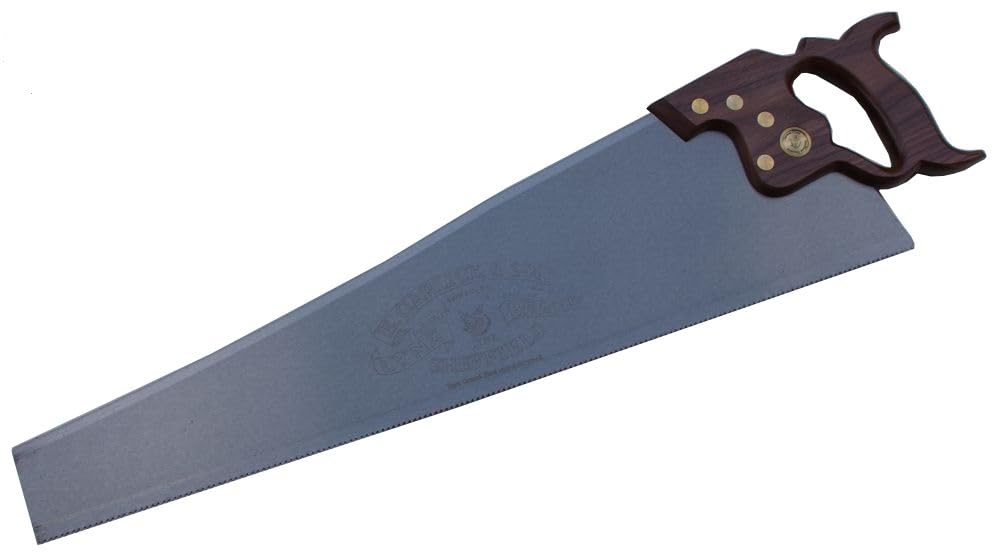 Lynx 24” 8 TPI Crosscut Hand Saw with Taper Ground Blade, Walnut