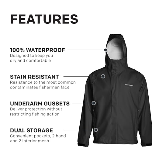 Grundens Men’s Neptune Commercial Fishing Jacket | Waterproof, Adjustable4