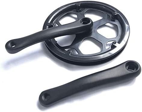 Crankset, Folding Bike Crankset 48T Square Hole 170Mm Bicycle Crank Set Sprocket