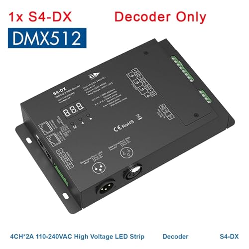 Décodeur LED S3-DX Gradation Fluide 3 Canaux 110V 220V Haute Tension - 2